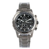 FOSSIL FS4721IE BLACK DIAL STAINLESS STEEL MEN'S WATCH