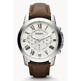 FOSSIL FS4735 BROWN LEATHER MEN WATCH