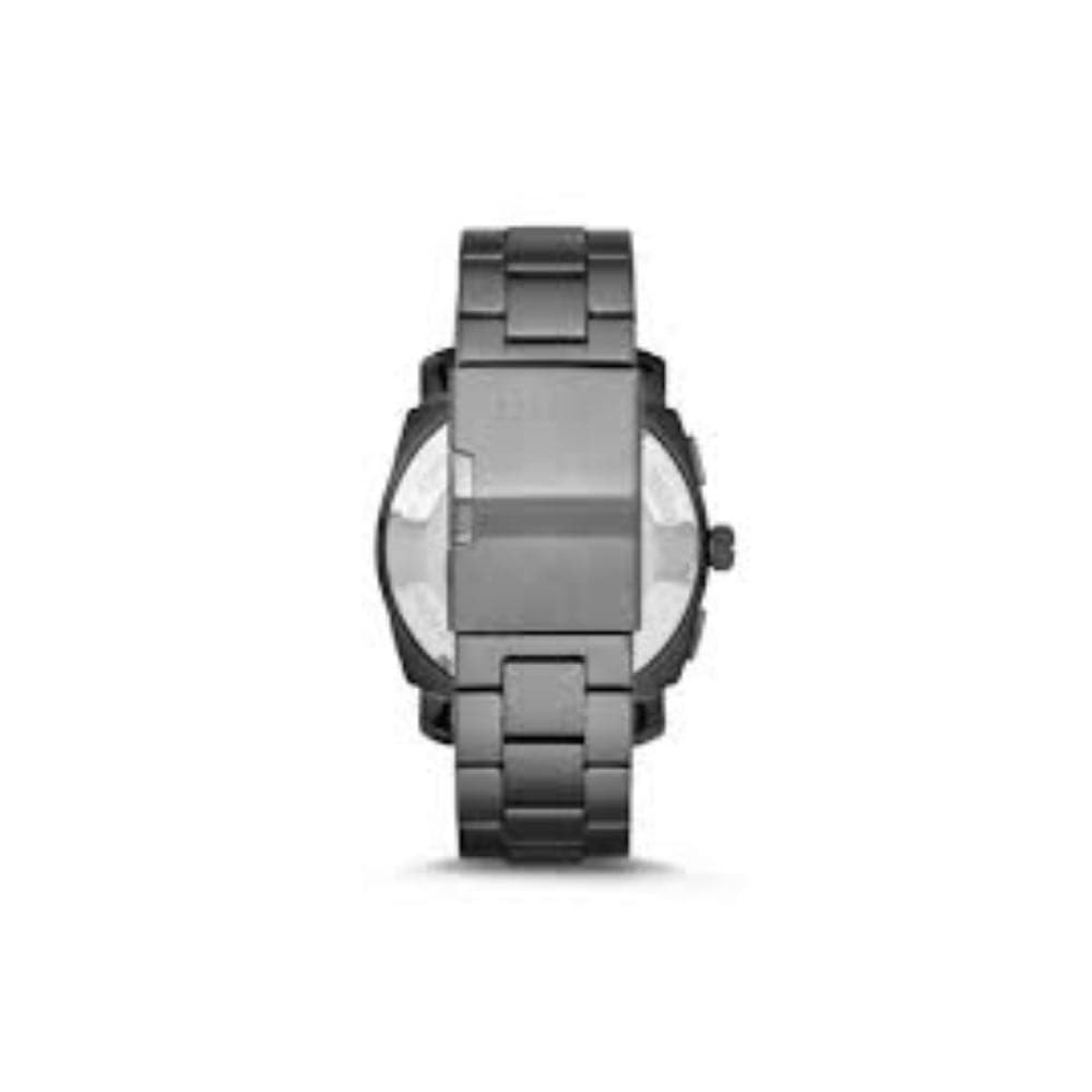 FOSSIL FS4774 MACHINE SMOKE ROUND BLACK DIAL ION-PLATED STAINLESS STEE ...