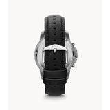 FOSSIL FS4812 CHRONOGRAPH BLACK LEATHER MEN WATCH