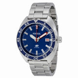 FOSSIL BREAKER ANALOG QUARTZ SILVER STAINLESS STEEL FS5048 MEN'S WATCH