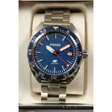 FOSSIL BREAKER ANALOG QUARTZ SILVER STAINLESS STEEL FS5048 MEN'S WATCH
