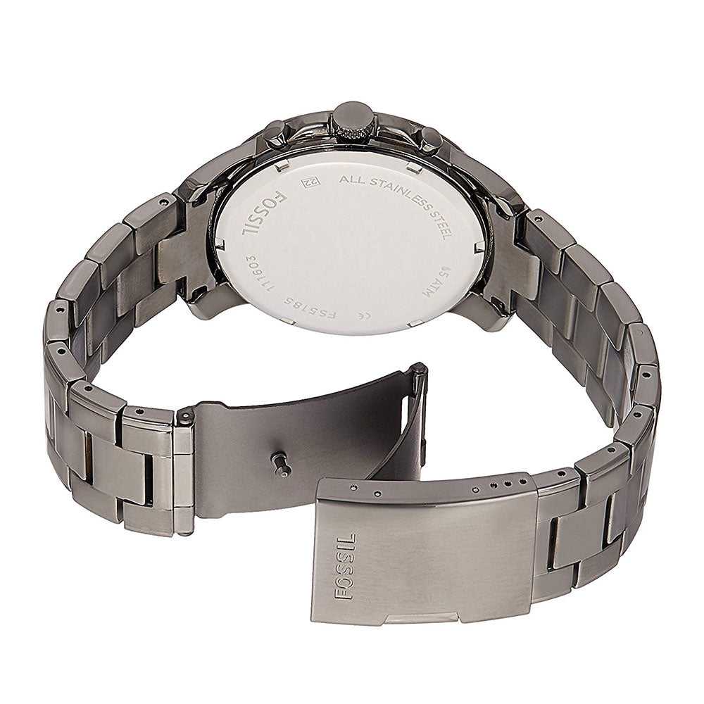 FOSSIL GRANT CHRONOGRAPH SILVER STAINLESS STEEL FS5185 MEN'S WATCH - H2 Hub Watches