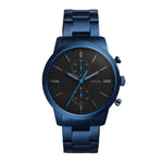 FOSSIL TOWNSMAN CHRONOGRAPH BLUE STAINLESS STEEL FS5345 MEN'S WATCH - H2 Hub Watches