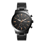 FOSSIL TOWNSMAN CHRONOGRAPH BLACK STAINLESS STEEL FS5379 MEN'S WATCH - H2 Hub Watches