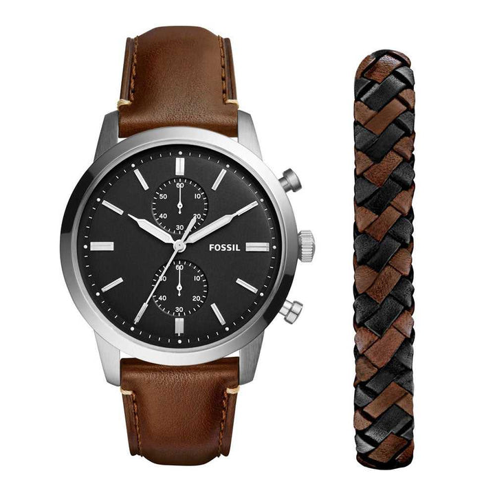 FOSSIL TOWNSMAN CHRONOGRAPH FS5394SET MEN'S WATCH - H2 Hub Watches