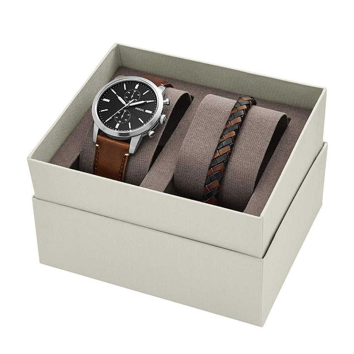 FOSSIL TOWNSMAN CHRONOGRAPH FS5394SET MEN'S WATCH - H2 Hub Watches