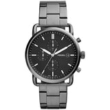FOSSIL FS5400 SMOKE BLACK STAINLESS STEEL CHRONOGRAPH MEN'S WATCH