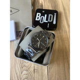 FOSSIL FS5400 SMOKE BLACK STAINLESS STEEL CHRONOGRAPH MEN'S WATCH