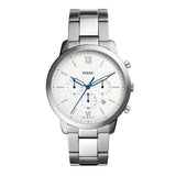 FOSSIL NEUTRA CHRONOGRAPH SILVER STAINLESS STEEL FS5433 MEN'S WATCH - H2 Hub Watches