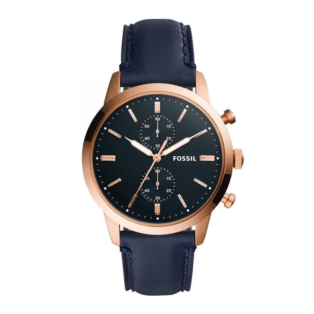 FOSSIL TOWNSMAN CHRONOGRAPH ROSE GOLD STAINLESS STEEL FS5436 MEN'S WATCH - H2 Hub Watches