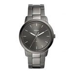 FOSSIL THE MINIMALIST CARBON SERIES ANALOG QUARTZ BLACK STAINLESS STEEL FS5459 MEN'S WATCH - H2 Hub Watches