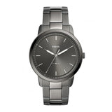 FOSSIL THE MINIMALIST CARBON SERIES ANALOG QUARTZ BLACK STAINLESS STEEL FS5459 MEN'S WATCH - H2 Hub Watches