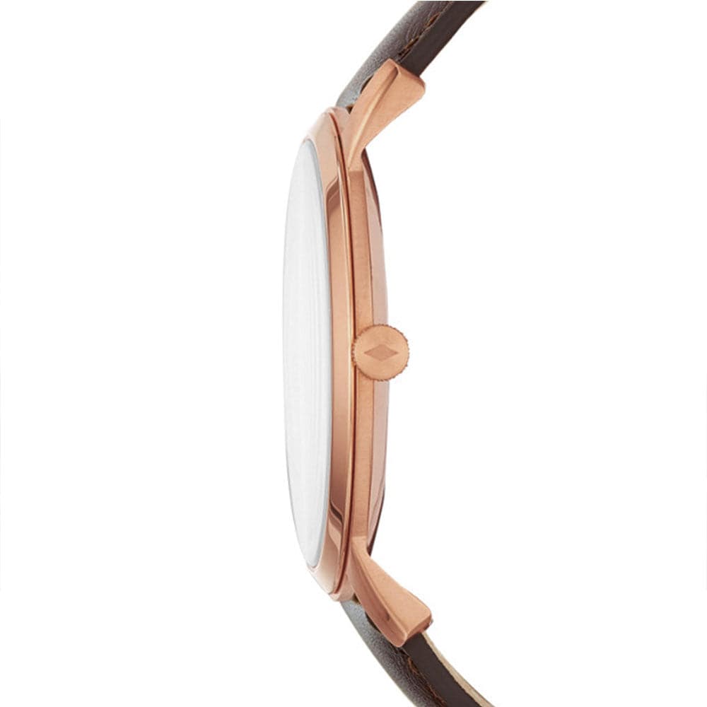 FOSSIL THE MINIMALIST ANALOG QUARTZ ROSE GOLD STAINLESS STEEL