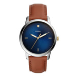 FOSSIL MINIMALIST CARBON FS5499 MEN'S WATCH - H2 Hub Watches