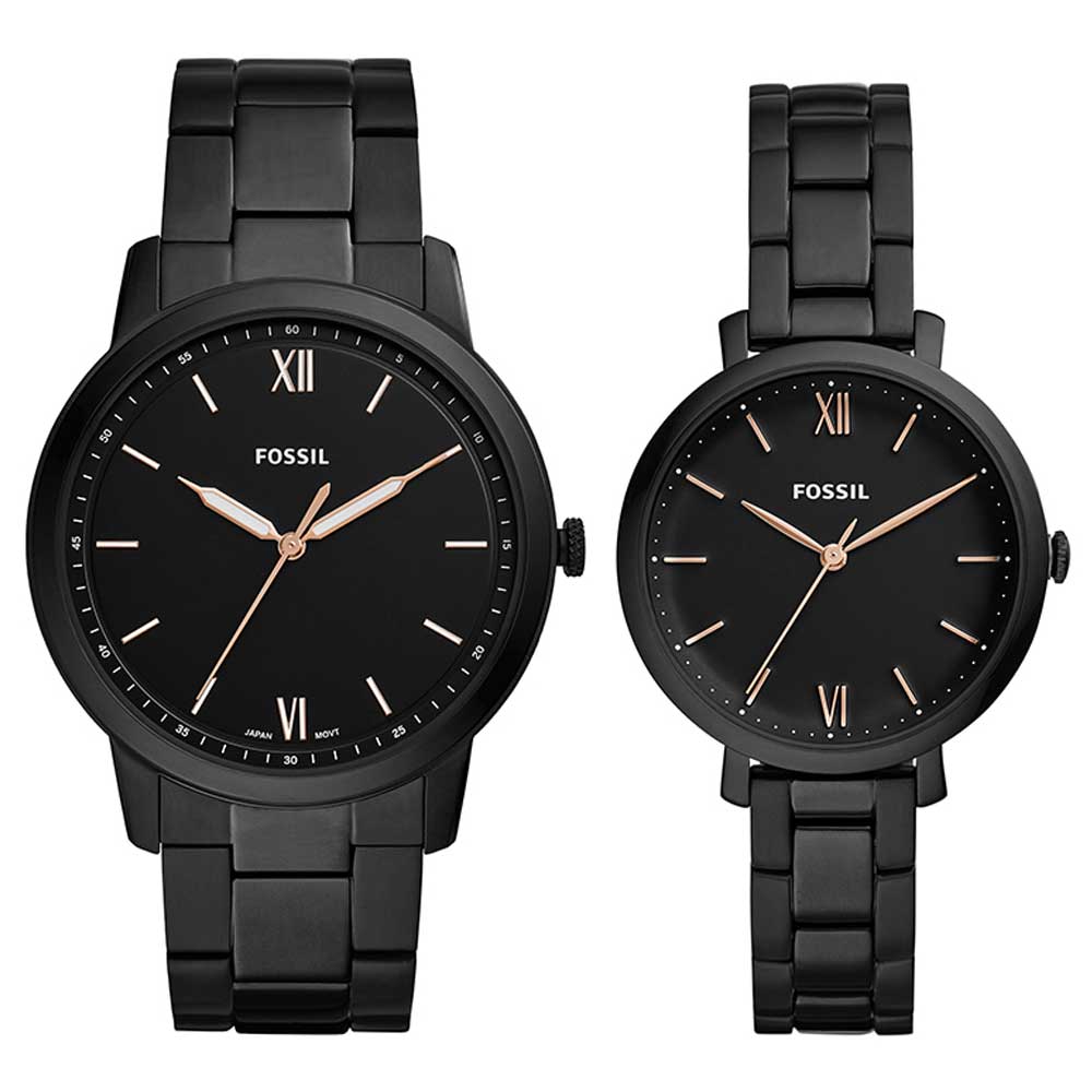 FOSSIL THE MINIMALIST FS5514SET HIS AND HER WATCH - H2 Hub Watches