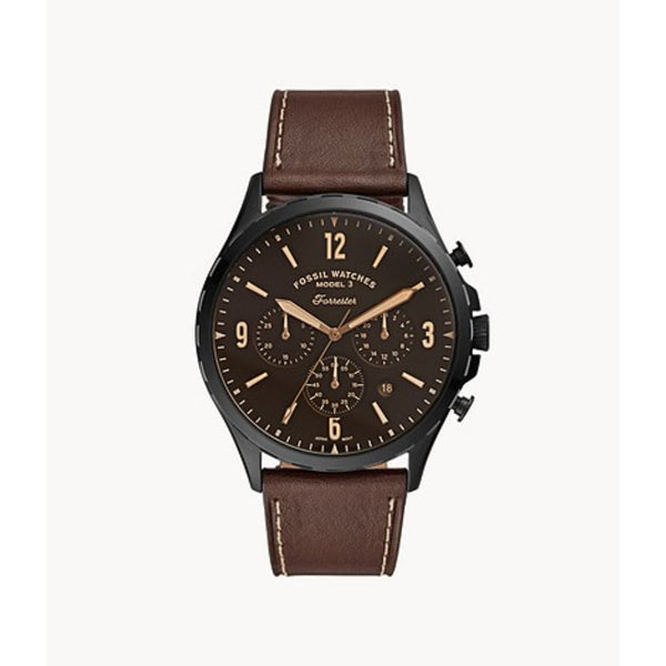 FOFFIL FS5608 FORRESTER CHRONOGRAPH BROWN LEATHER MEN'S WATCH