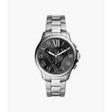 FOSSIL FS5637 MONTY CHRONOGRAPH BLACK DIAL STAINLESS STEEL BRACELET MEN'S WATCH