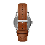 FOSSIL COPELAND FS5661 BROWN LEATHER MEN WATCH