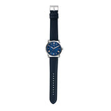 FOSSIL FS5662 THREE HAND BLUE DIAL NAVY LEATHER MEN'S WATCH