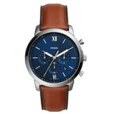 FOSSIL FS5708SET NEUTRA CHRONOGRAPH LUGGAGE LEATHER MEN'S WATCH
