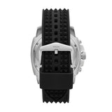 FOSSIL FS5715 Mega Machine Chronograph Black Silicone Watch