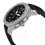 FOSSIL FS5715 Mega Machine Chronograph Black Silicone Watch