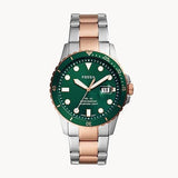 FOSSIL THREE HAND DATE TWO TONE FS5743 STAINLESS STEEL MEN'S WATCH