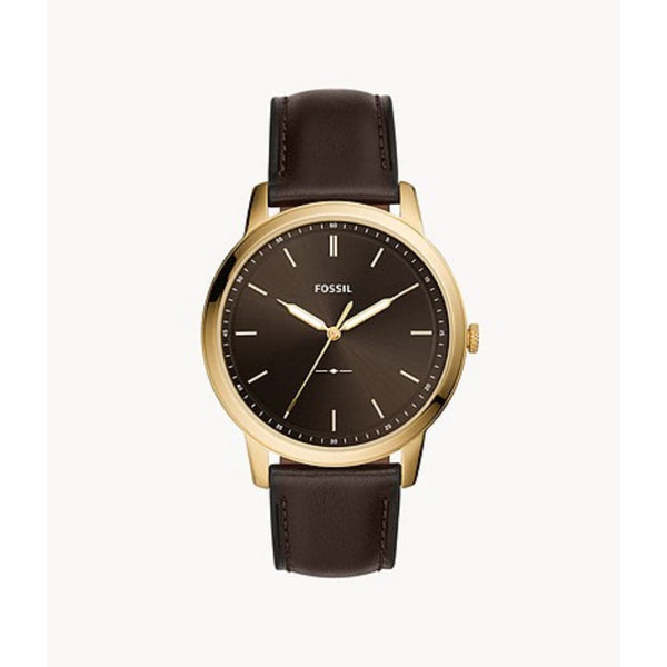 Fossil Black Dial And Brown Leather Strap Women Watch FS5756