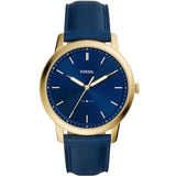 FOSSIL FS5789 BLUE LEATHER WOMEN'S WATCH