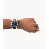 FOSSIL FS5789 BLUE LEATHER WOMEN'S WATCH