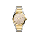 FOSSIL FS5823 EVERETT THREE HAND TWO TONE STAINLESS STEEL MEN'S WATCH