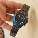 FOSSIL FS5835 BLACK STAINLESS STEEL MEN WATCH