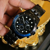 FOSSIL FS5835 BLACK STAINLESS STEEL MEN WATCH