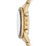 Fossil FS5836 Black Dial Gold Stainless Steel Ladies Watch