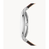 FOSSIL FS5839 THE MINIMALIST SOLAR-POWERED LUGGAGE LEATHER WATCH