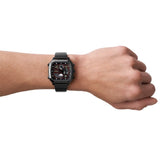 FOSSIL FS5891 BLACK STAINLESS STEEL MEN WATCH