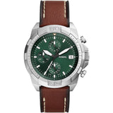 FOSSIL BRONSON FS5898 BROWN LEATHER MEN WATCH