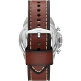 FOSSIL BRONSON FS5898 BROWN LEATHER MEN WATCH
