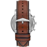 FOSSIL NEUTRA FS5902 BROWN LEATHER MEN WATCH