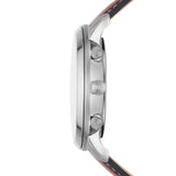 FOSSIL NEUTRA FS5902 BROWN LEATHER MEN WATCH