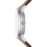 FOSSIL NEUTRA FS5903 BROWN  LEATHER MEN WATCH