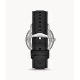 FOSSIL NEUTRA FS5904 BLACK LEATHER MEN WATCH