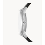 FOSSIL NEUTRA FS5904 BLACK LEATHER MEN WATCH