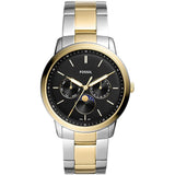 FOSSIL NEUTRA FS5906 TWO-TONE STAINLESS STEEL MEN WATCH
