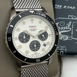FOSSIL FS5915 FB-01 CHRONOGRAPH STAINLESS STEEL MESH MEN'S WATCH