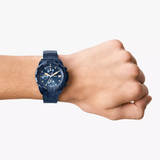 FOSSIL FS5916 BLUE CHRONOGRAPH STAINLESS STEEL MEN WATCH