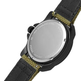 Fossil Black Dial And Brown Nylon Strap Men Watch FS5917