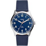 FOSSIL FS5924 BLUE LEATHER MEN WATCH