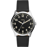 FOSSIL FS5926 BLACK LEATHER MEN WATCH